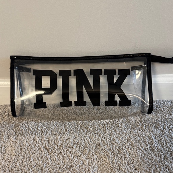 PINK Victoria's Secret Transparent Makeup Pouch - Picture 1 of 6
